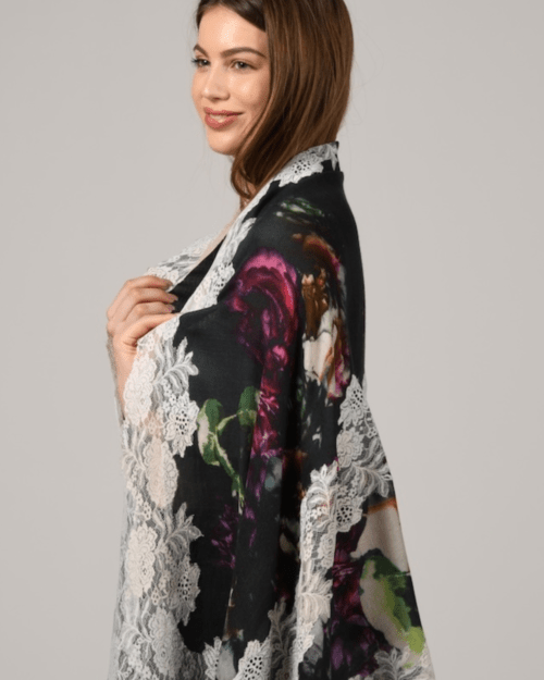 Digital Garden Elegance with Lace
